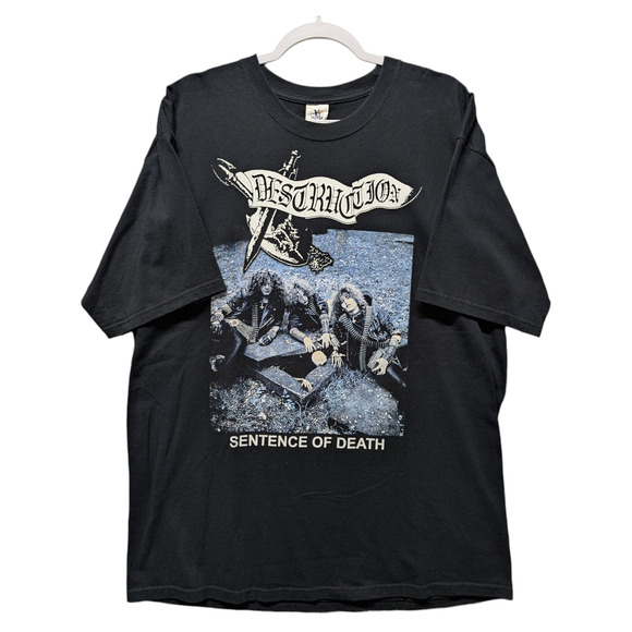 Mid 2000's Destruction Sentence of Death Metal T shirt - Picture 1 of 4
